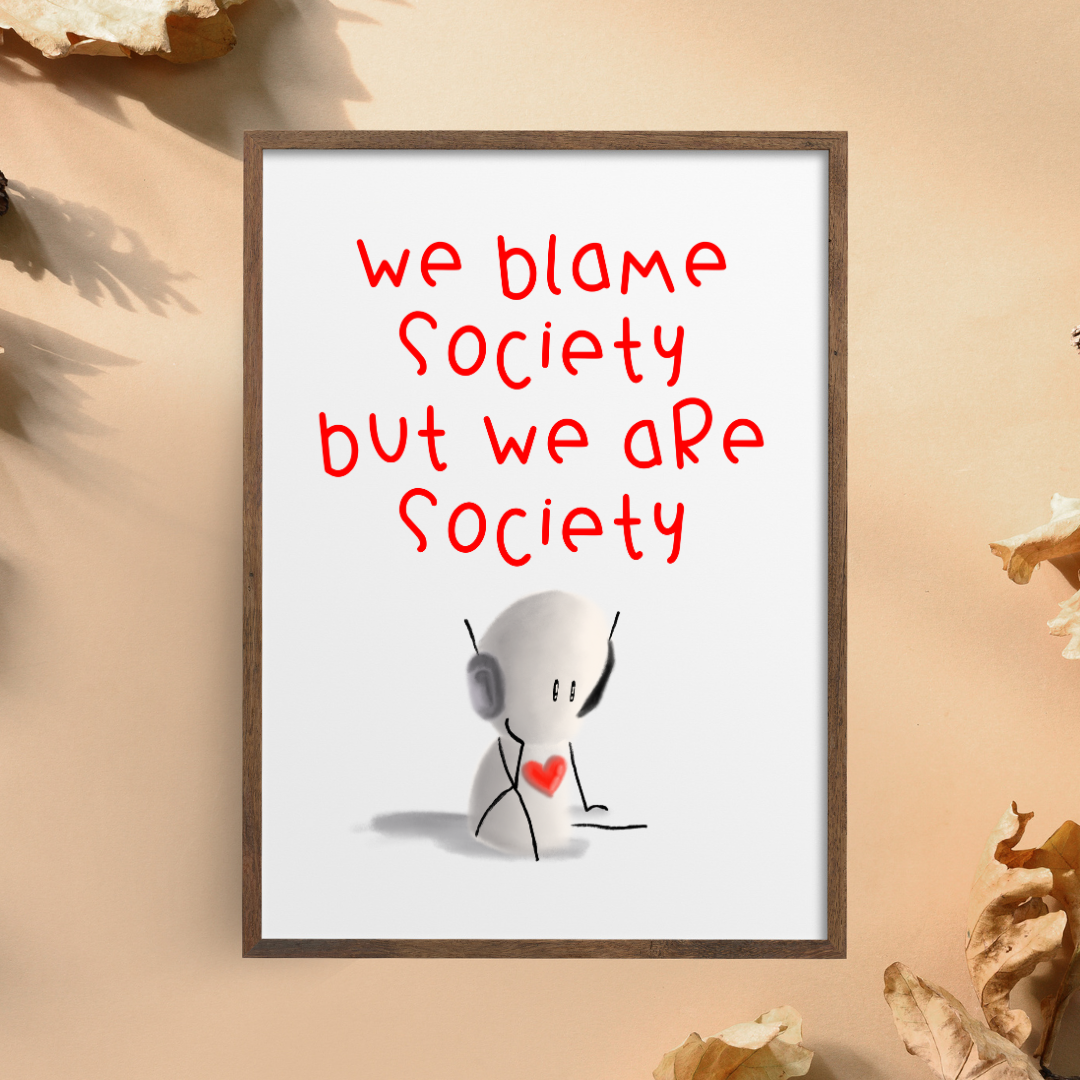 Society Art Print 12" x 16" | Tarc The Robot