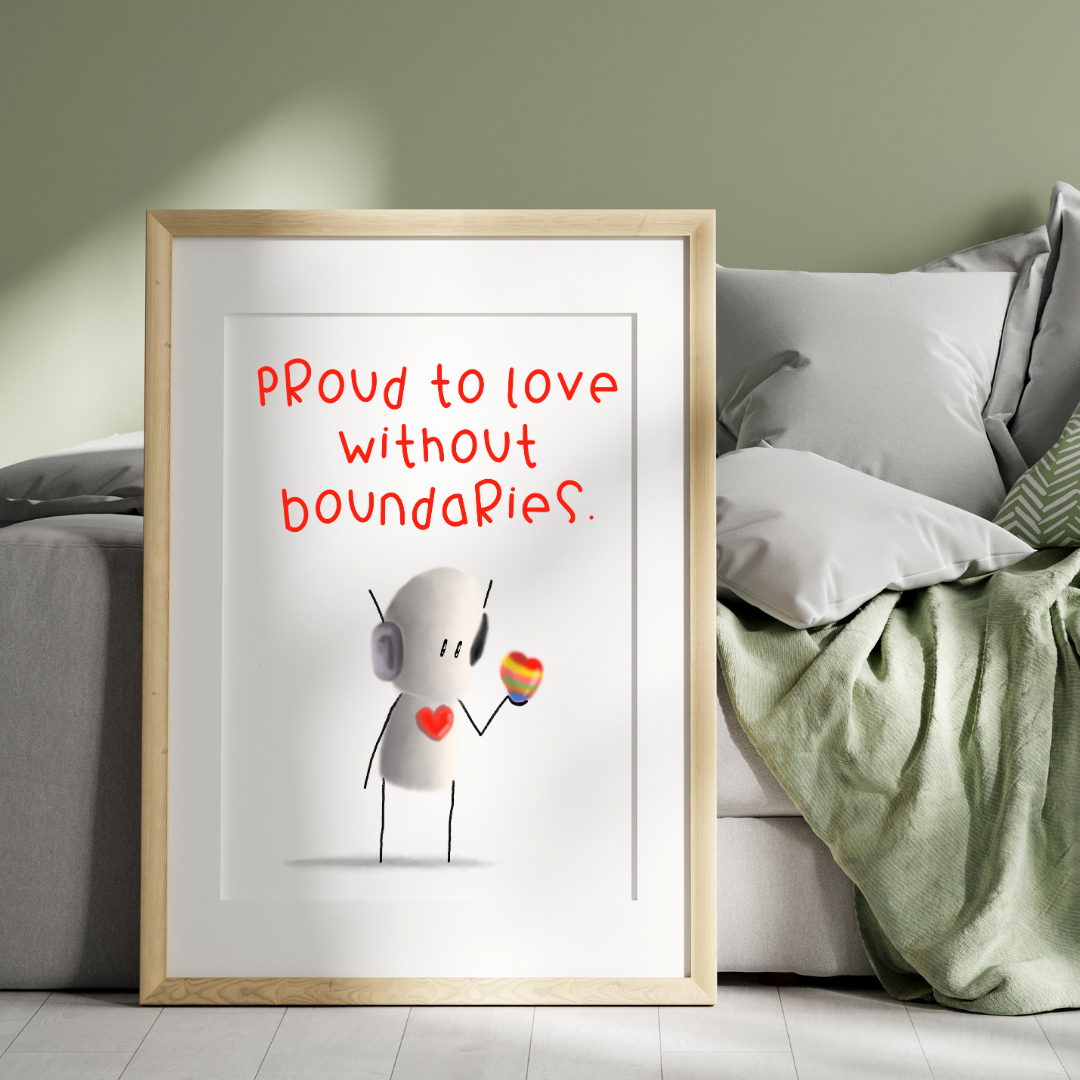 'Without Boundaries' Art Print | Tarc The Robot