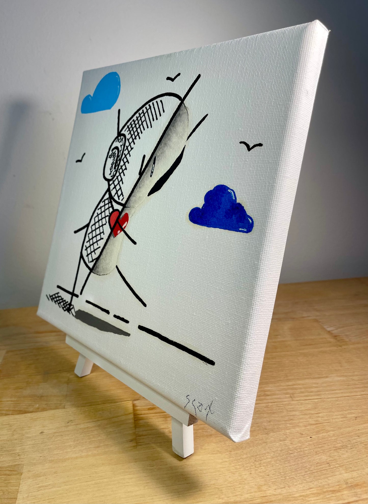 It's Okay To Outgrow - 8" x 8" Canvas Art | Tarc The Robot