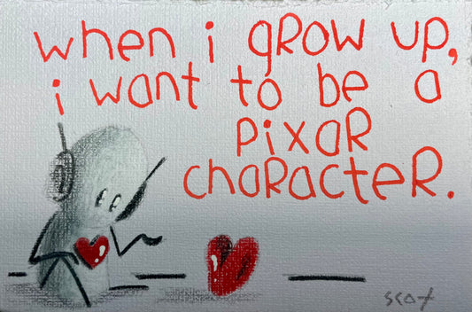 'Dreams' Original 4.5" x 3"