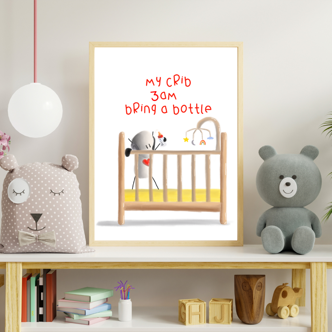 Party" Art Print 12" x 16 - Fun Wall Art | Tarc The Robot