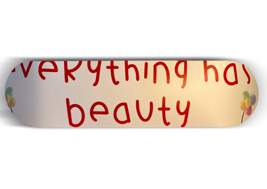 'Everything...' Prototype Skateboard Deck 7.87" - Tarc The Robot