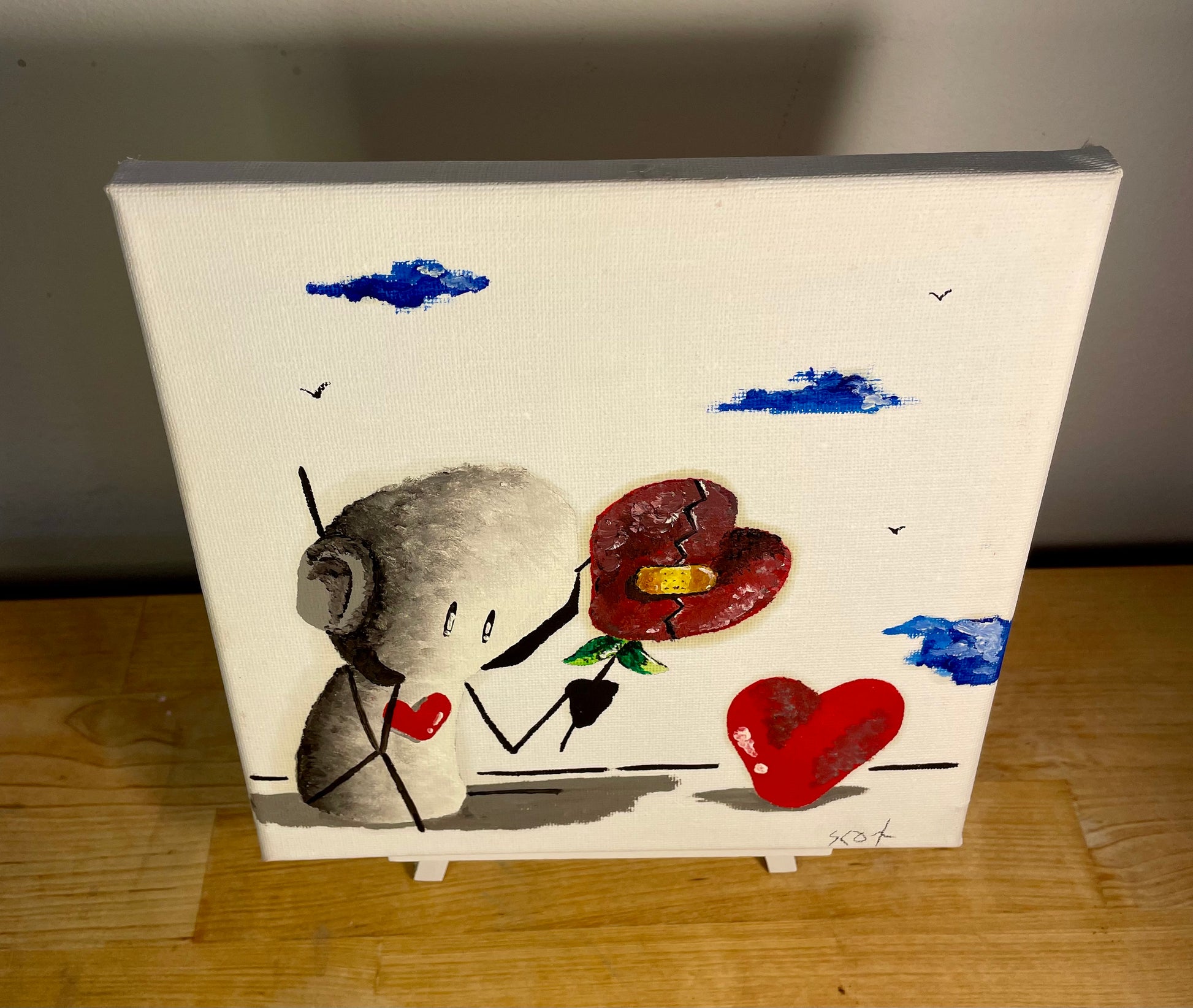  'Still Loves The Same' Canvas Art | Tarc The Robot