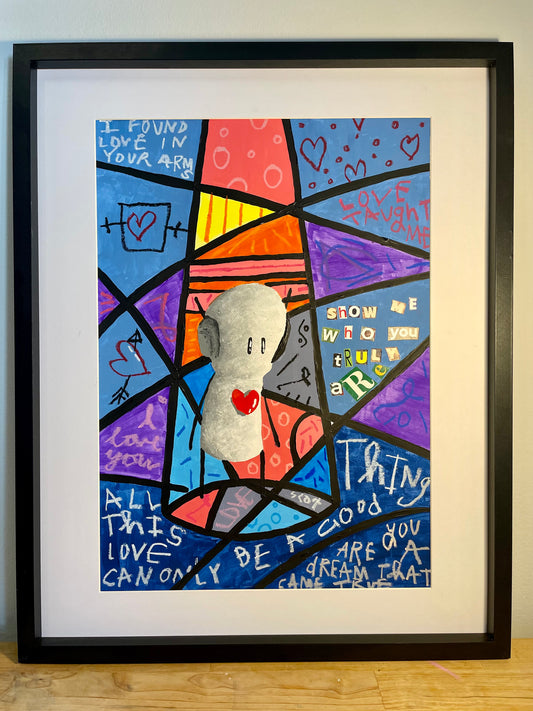 In The Spotlight Original Framed Art 17" x 20"