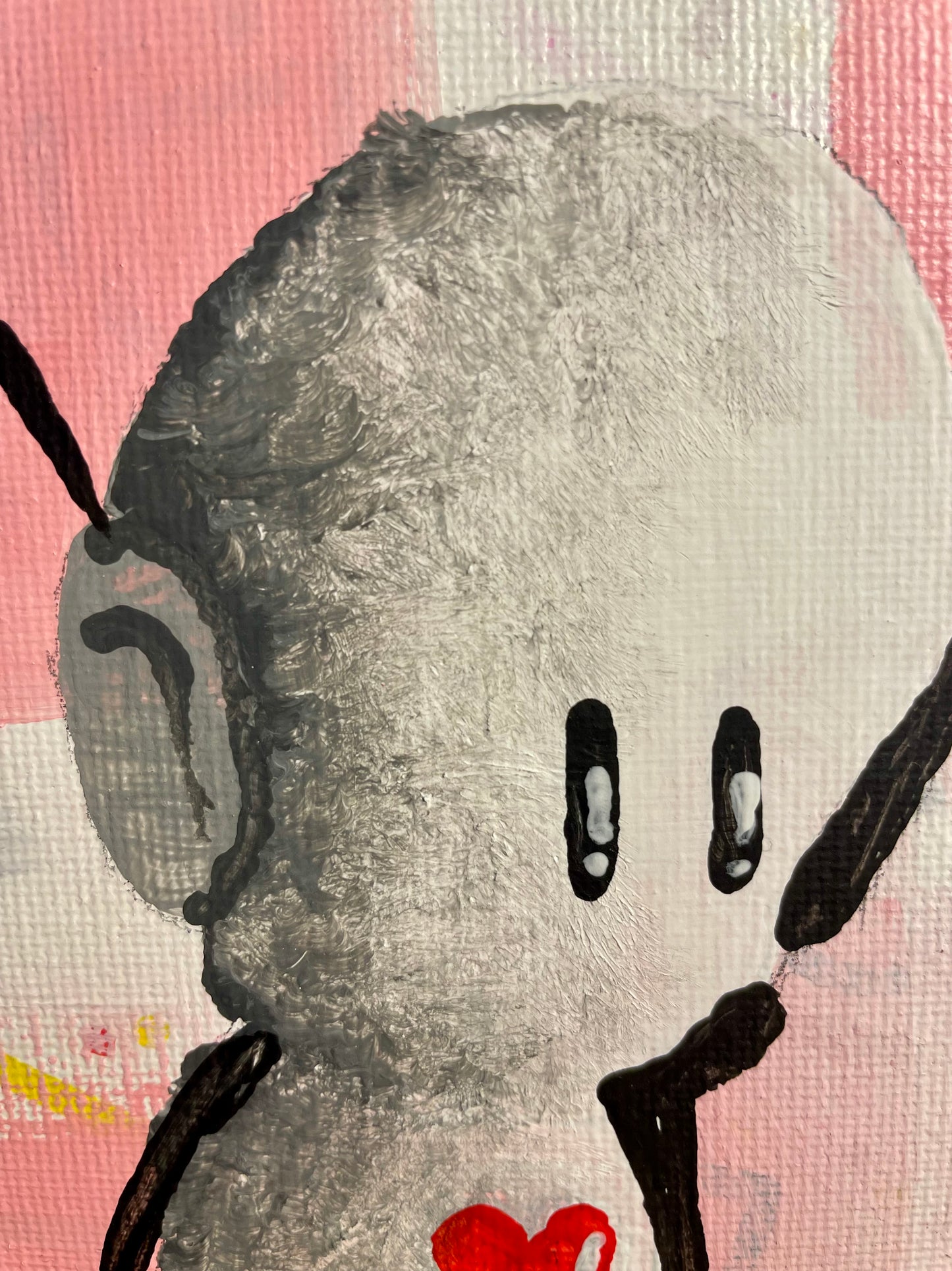 In This World Original Canvas Art 11" x 13"
