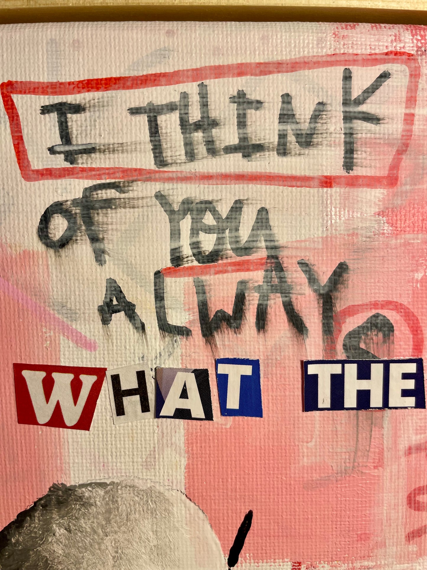 In This World Original Canvas Art 11" x 13"
