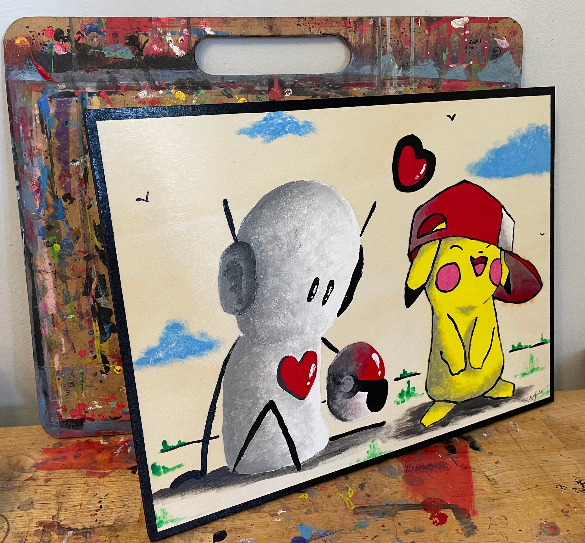 'Inspirations Series': Pokémon Original 16" x 12" - Tarc The Robot