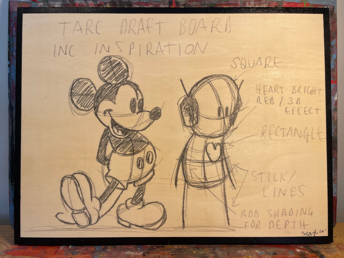 'Inspirations Series': Mickey Original 16" x 12"