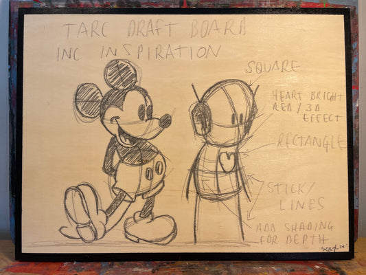 'Inspirations Series': Mickey Original 16" x 12"