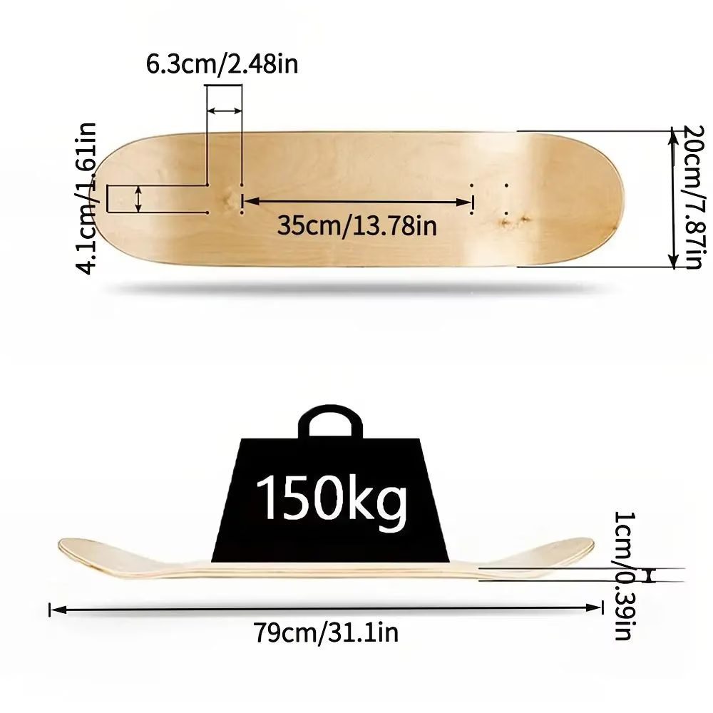 'Love' Prototype Skateboard Deck 7.87" - Tarc The Robot