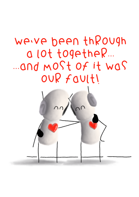 Our Fault" Art Print 12" x 16" - Wall Print | Tarc The Robot