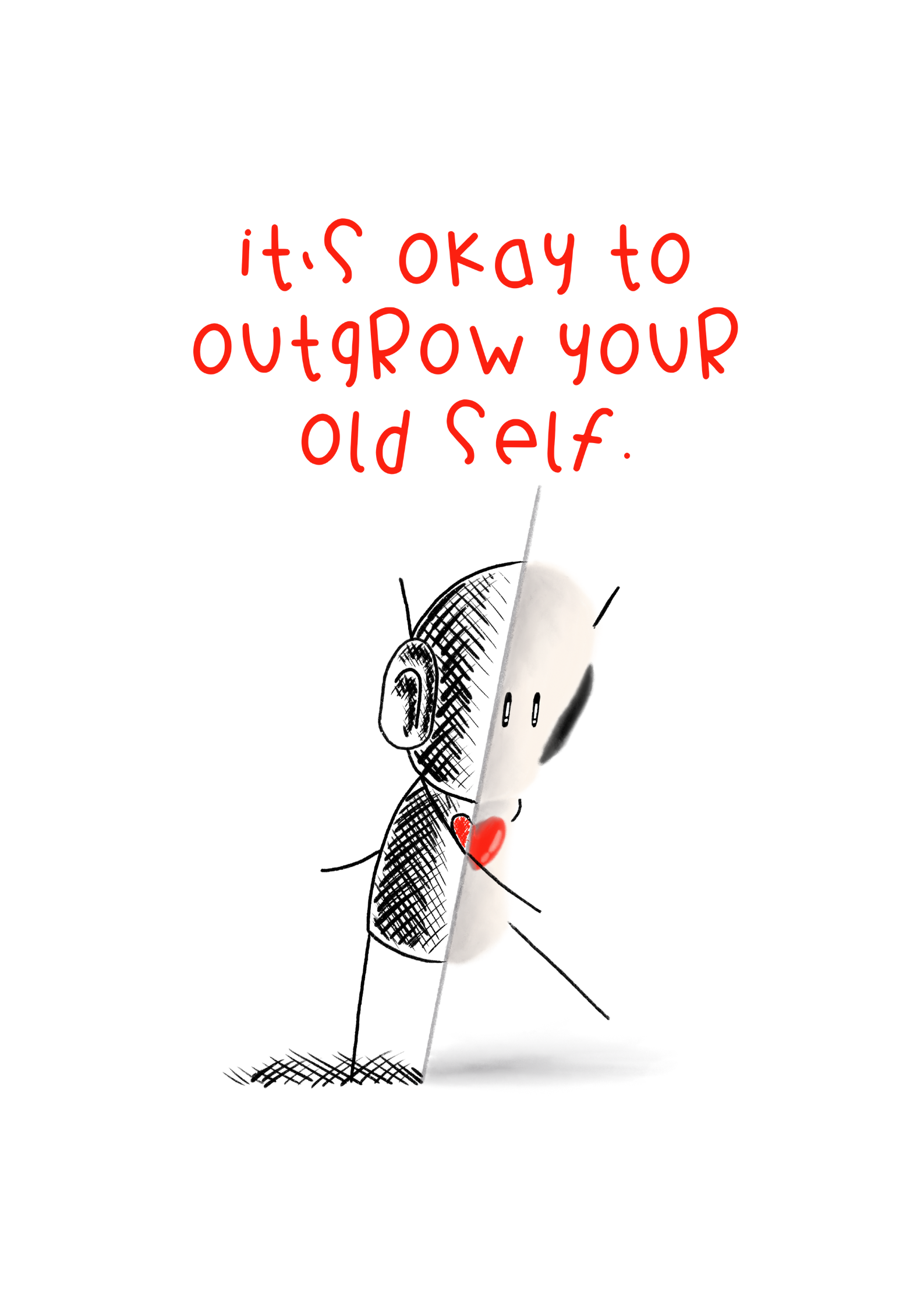 Outgrow Art Print 12" x 16" | Tarc The Robot