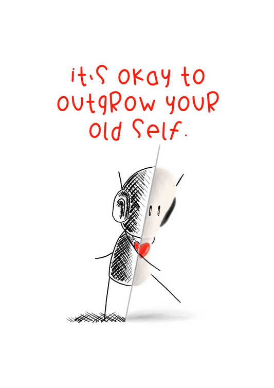 Outgrow Art Print 12" x 16" | Tarc The Robot