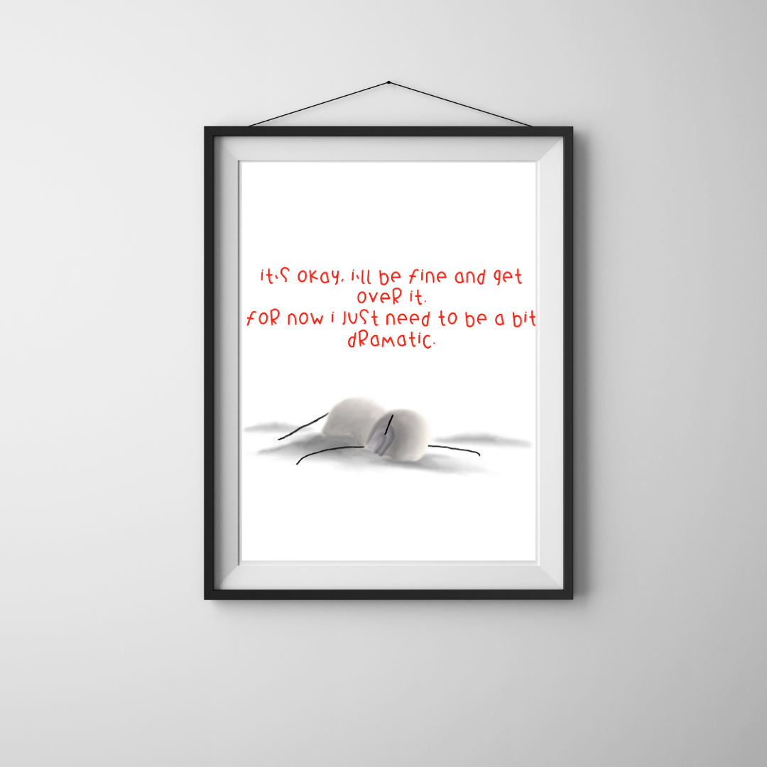 Dramatic Art Print 12 x 16 - Frame Wall Art | Tarc The Robot