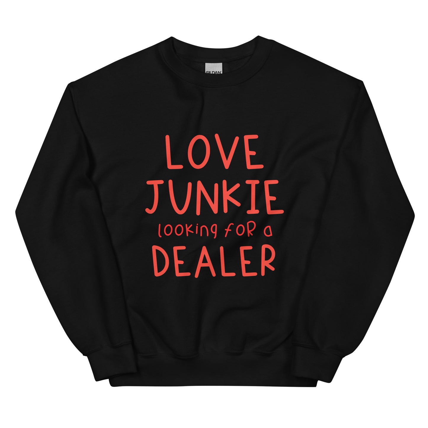 Love Junkie Unisex Sweater | Tarc The Robot