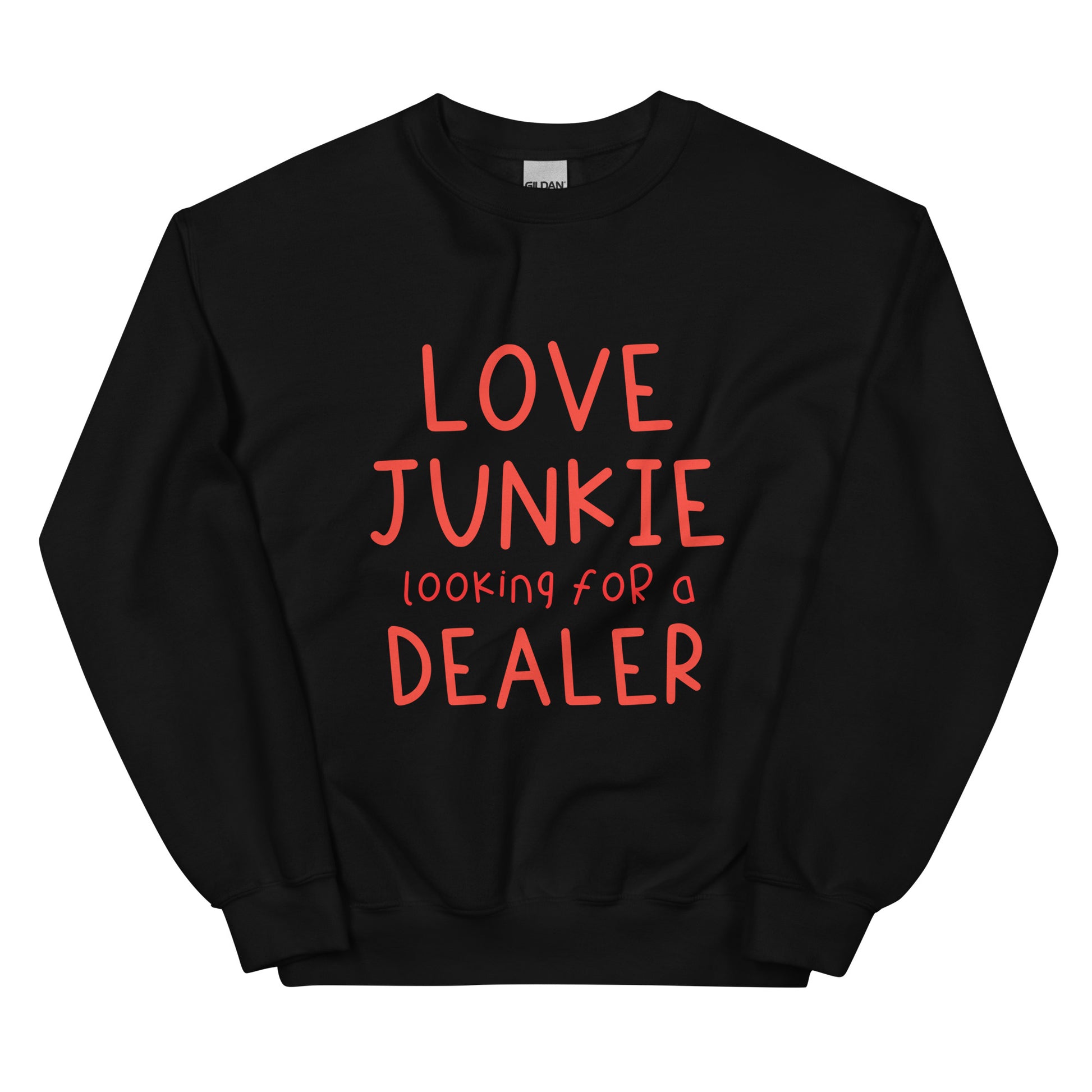 Love Junkie Unisex Sweater | Tarc The Robot